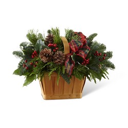 Christmas Coziness Basket from Clermont Florist & Wine Shop, flower shop in Clermont